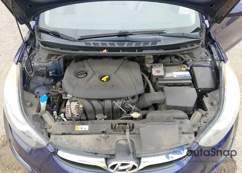 2013 Hyundai Elantra Gls from USA, damaged, VIN 5NPDH4AE5DH274704